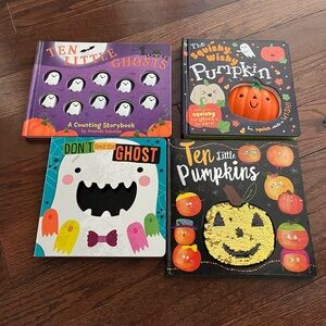 Set of Four Halloween Children's Books
